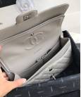 Сумка Classic Flap Bag Caviar Medium Grey